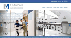 Desktop Screenshot of clinicaveterinariacmv.it
